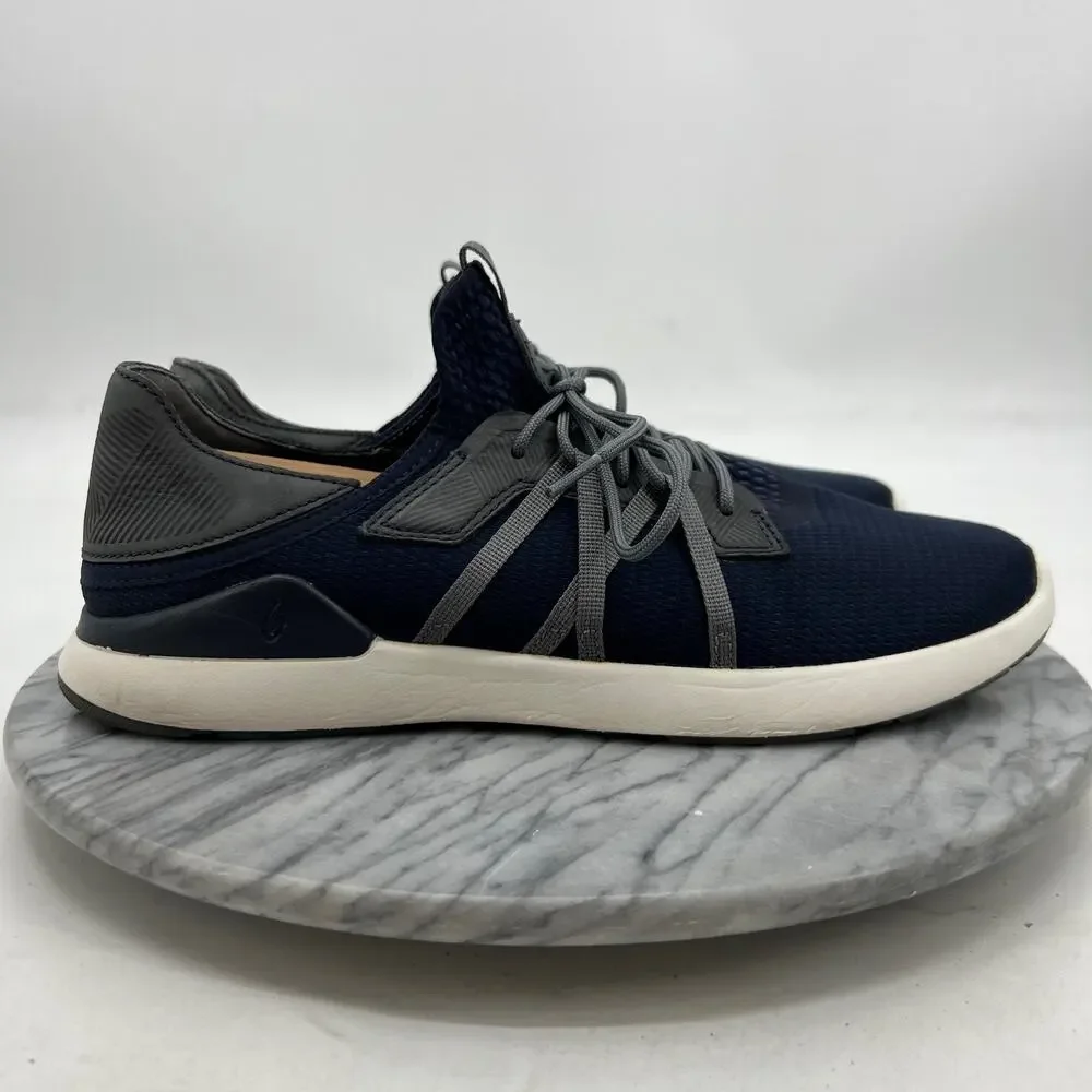 OluKai Mens 11 Shoes Navy Mio Li Sneakers Lace Up Breathable Mesh 1044-DE26